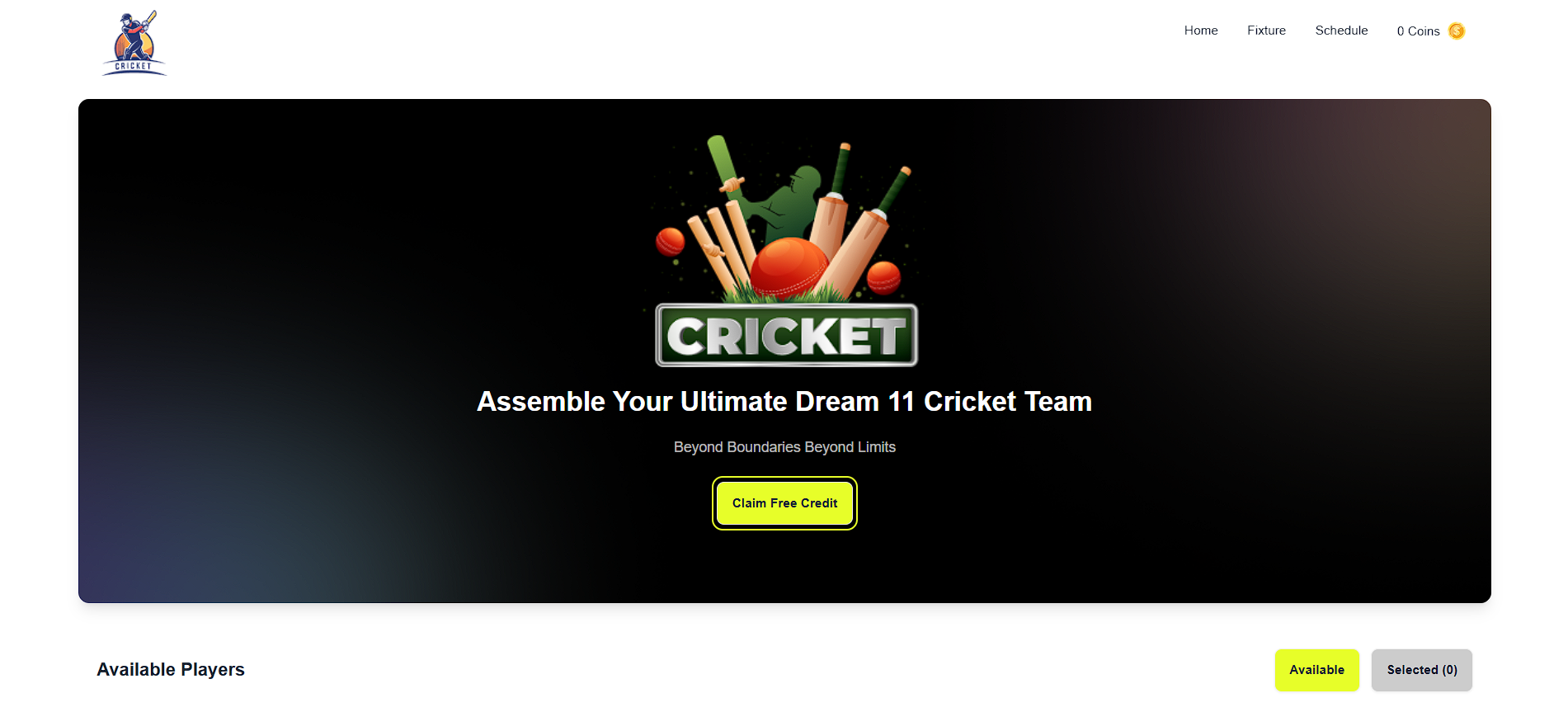 BPL Dream 11 Cricket Team Builder